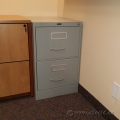 Global Grey 2 Drawer Vertical Legal File Cabinet, Locking